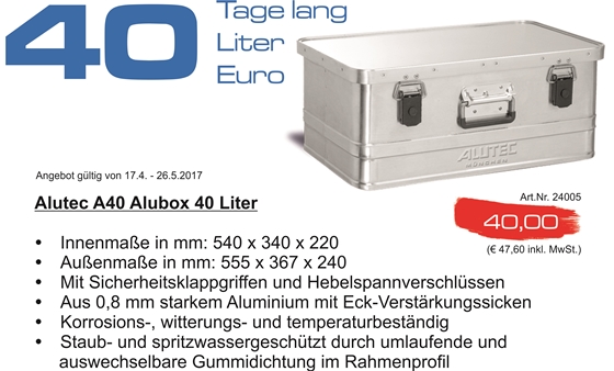 Aluminiumbox A40